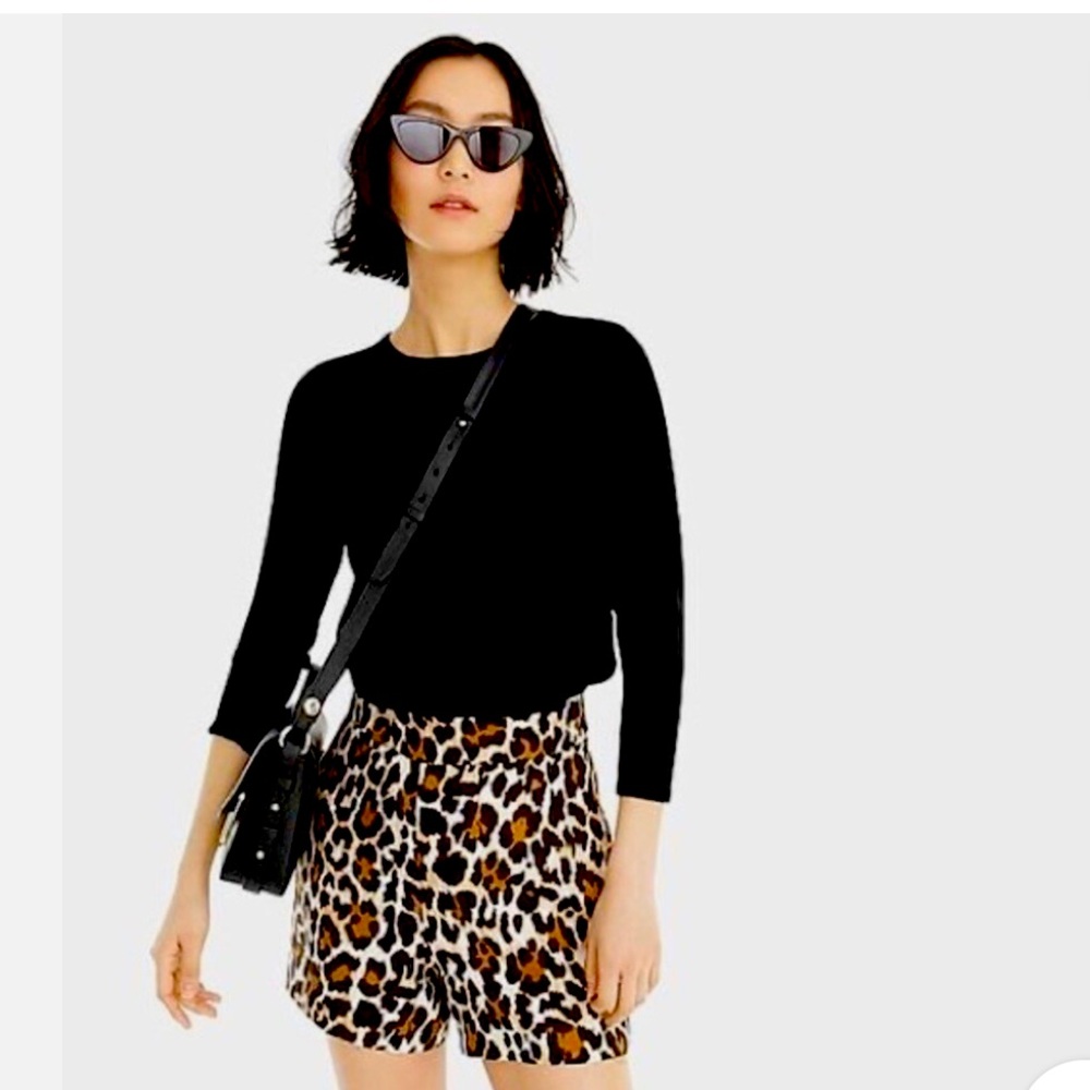 Leopard Print Shorts